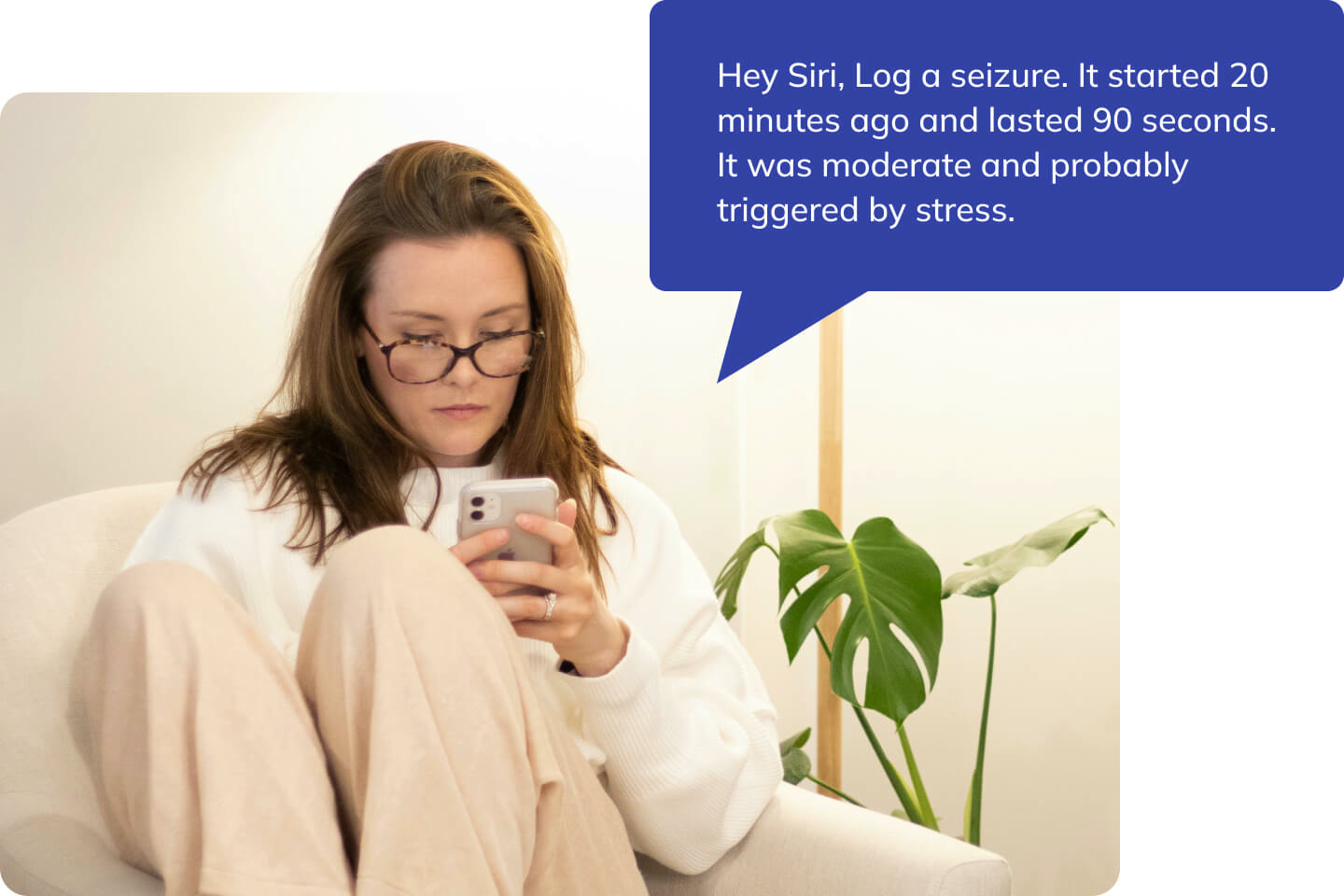 Log with your voice